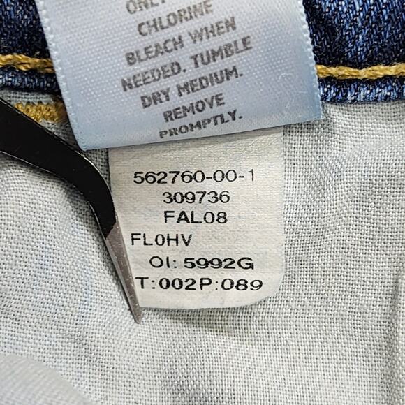 Old Navy Jeans Womens 10 Blue The Flirt Mid Rise Boot Cut Stretch Casual Y2K - Picture 8 of 13